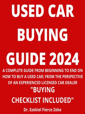 cover image of USED CAR BUYING GUIDE 2024